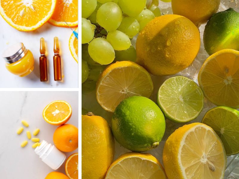 Vitamin C dạng bôi và uống giúp đẩy nhanh quá trình mờ vết bầm